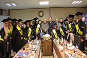 مراسم فارغ‌التحصیلی دانش‌آموختگان بین‌المللی رشته MBBS دانشگاه علوم پزشکی تهران 